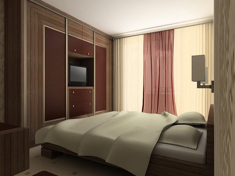 Ната Миклашевич. Спальня (визуализация быстрая)