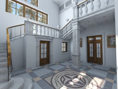 Денис Корабков. Холл духовно-образовательного центра.