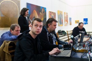 10/04/10 - Неофициальное открытие фестиваля InTouch во Дворце Искусств