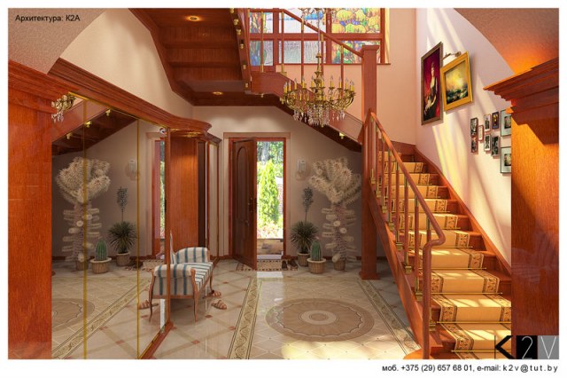 Проект интерьера от студии K2A