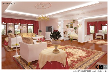 Проект интерьера от студии K2A
